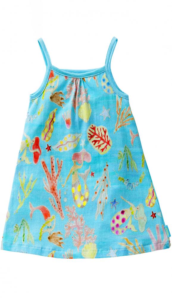 Oilily Jersey Kleid TAFIESTA Meerjungfrau in light blue ...
