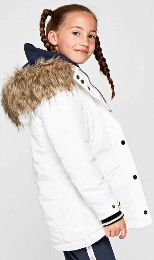50% Pepe Jeans Winterparka MARIANNE in mousse Gr.16414Y~NP Pepe Jeans PEPE JEANS: DAUNEN MANTEL JERY, SCHWARZ (128
