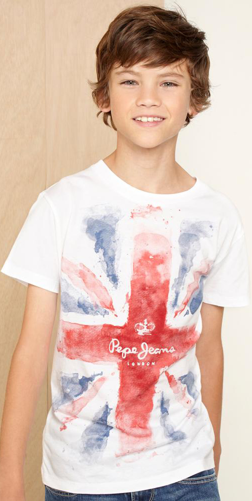 pepe jeans t shirt jungen union jack pepe jeans t shirt jungen union jack