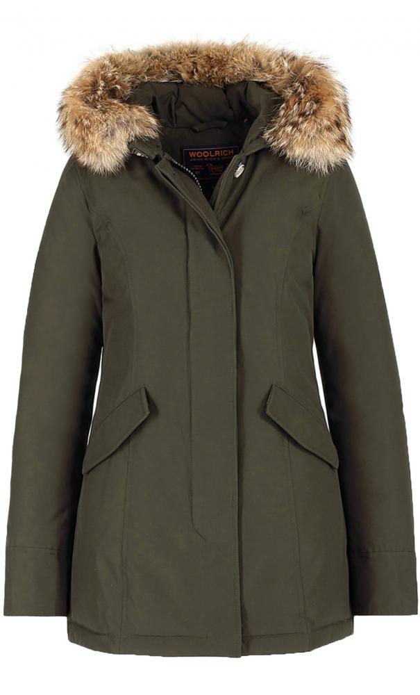 WOOLRICH Arctic Parka Jacke FR in oliv / khaki Der Klassiker mit großem ...